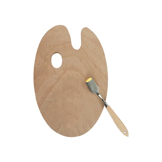 7.75" x 11.75" Wood Paint Palette by Artist's Loft®